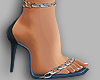 E* Blue Calinda Heels