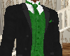 -RJ- Tuxedo Green Tie