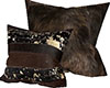 Brown Pillows [Fur]