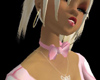light pink female bowtie