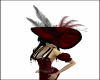 [barb]-hat with feathers