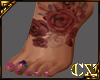 Flowers Feet tattoo