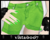 [V7] ToxicGreen Shorts
