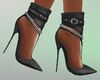 Black stiletto heels