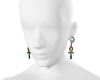 Rainbow Ankh Earrings