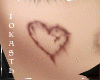 IO-Heart Face Tattoo 
