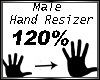 Hands resizer 120% M
