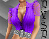 Purple Belted Top
