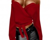 Wrap Sweater Red
