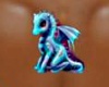 Baby Dragon Back Tattoo