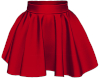 Kim Red Skirt