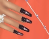 black estar nails