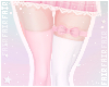 F. 2T Socks Pink/White