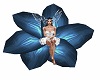 Blue Flower Fairy Chair