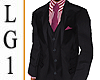 LG1 Tailored Black Suit