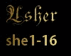 Usher she came