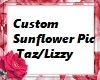 Custom Pic Sunflower L/T