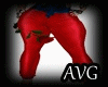 {AVG} red skinny pants