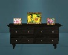 Black Dresser w/ Art