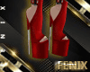 [F] Chain Boots red