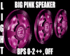 Big pink speaker light