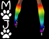 (MOJO) Rainbow Sock Toe