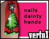 vX- Christmas nails