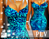 P/L/V Blue Dress