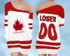 x3' Canada Jersey Loser