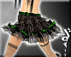 [W] Ruffled Skirt Green