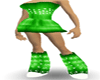 Green outfit/mosterboots
