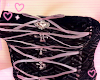 ! gothic corset w/ pink