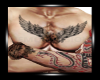 eagle chest tattoo