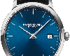 TH Leather Blue Watch