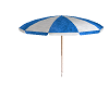 White and blue Parasol