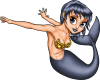 Grey Mermaid sticker