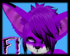 F! Purple Fox Hair M