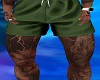 +BEAST SHORTS GREEN+