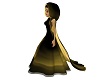 Royal Black Gold/Gown