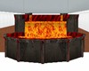 Iron hot lava tub