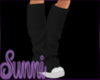 ( S ) His Knee Highs Blk