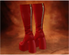 Red PVC Boots