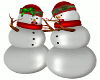 CHRISTMAS SNOWMAN COUPLE