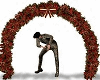 *Poinsettia Kiss Arch*