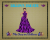 (JD) Elegant Purple Gown