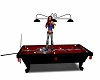 blk/red pool table