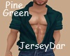 Collar Up Pine Green