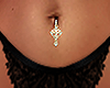 belly piercing cross
