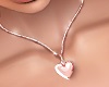 RoseG Heart Necklace
