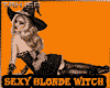 Blonde Witch Sticker